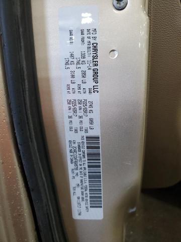 2C4RC1CGXFR609799 - 2015 CHRYSLER TOWN & COU TOURING L GOLD photo 13