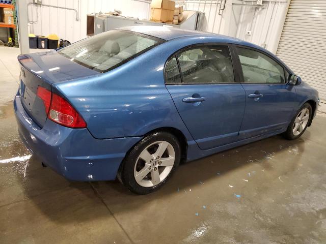 1HGFA16877L014546 - 2007 HONDA CIVIC EX BLUE photo 3