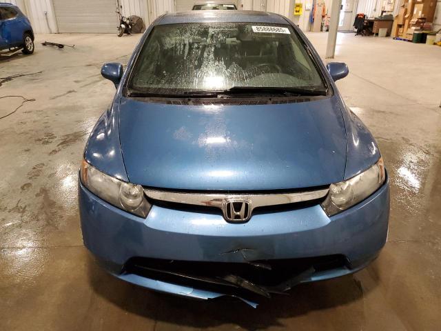 1HGFA16877L014546 - 2007 HONDA CIVIC EX BLUE photo 5