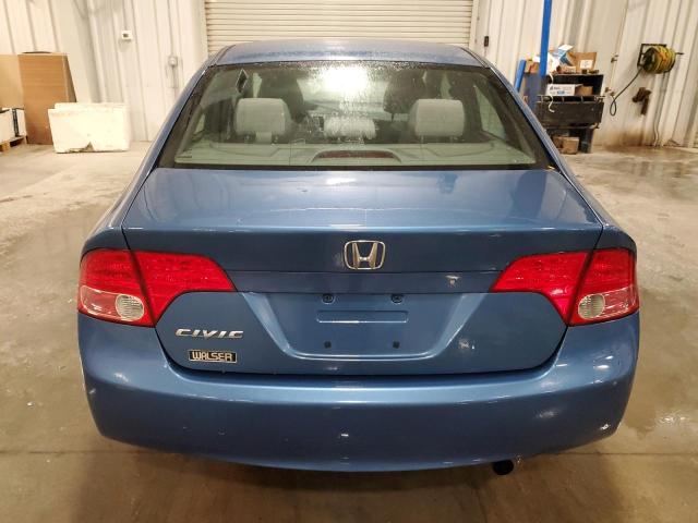 1HGFA16877L014546 - 2007 HONDA CIVIC EX BLUE photo 6