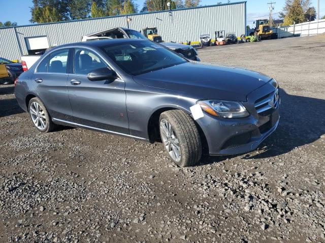 55SWF4KB0GU119725 - 2016 MERCEDES-BENZ C 300 4MATIC GRAY photo 4