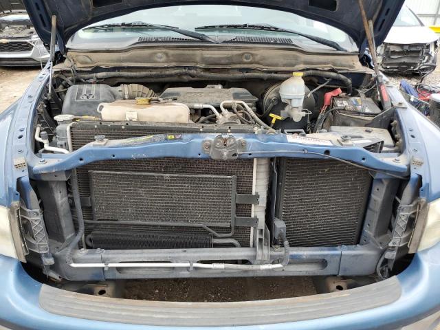 1D7HA18DX4S687548 - 2004 DODGE RAM 1500 ST BLUE photo 11