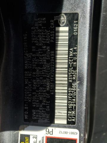 4T1BF1FK7DU229498 - 2013 TOYOTA CAMRY L CHARCOAL photo 12