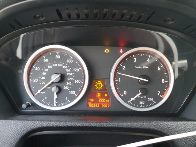 5UXFG8C55BLZ96617 - 2011 BMW X6 XDRIVE50I WHITE photo 9