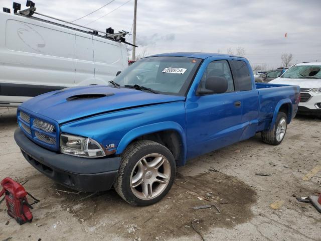 1B7GL22Z7XS110023 - 1999 DODGE DAKOTA BLUE photo 1