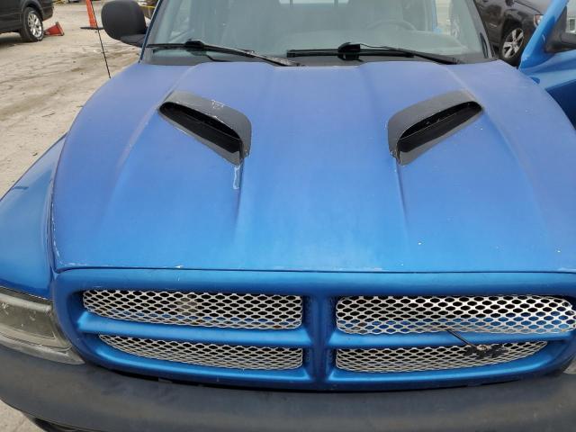 1B7GL22Z7XS110023 - 1999 DODGE DAKOTA BLUE photo 11