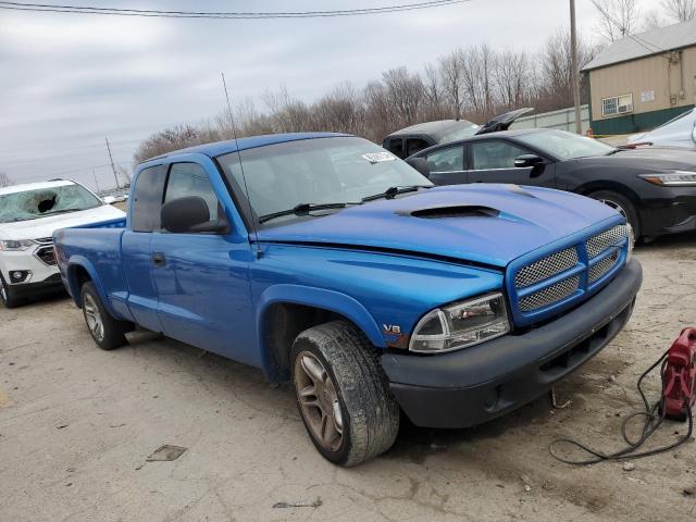 1B7GL22Z7XS110023 - 1999 DODGE DAKOTA BLUE photo 4