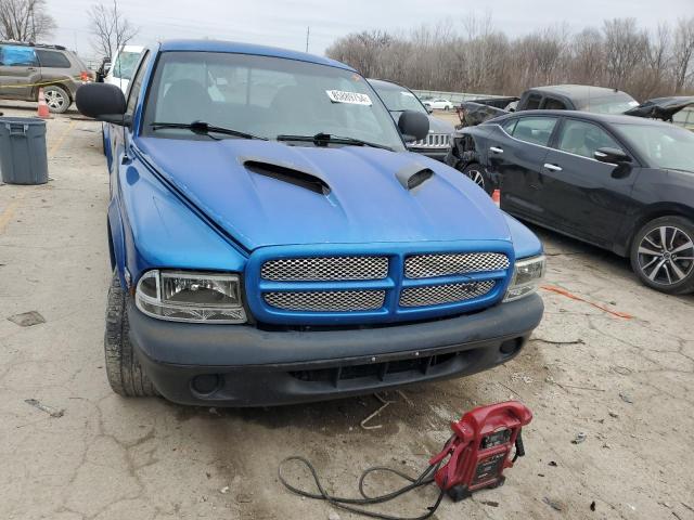 1B7GL22Z7XS110023 - 1999 DODGE DAKOTA BLUE photo 5
