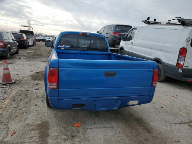 1B7GL22Z7XS110023 - 1999 DODGE DAKOTA BLUE photo 6