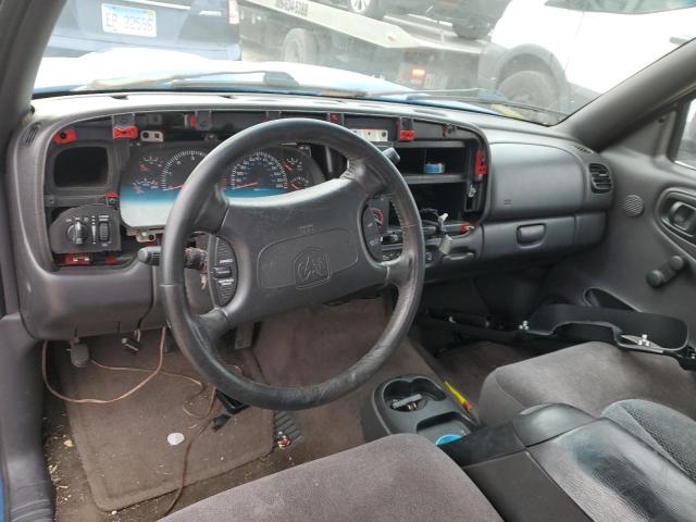 1B7GL22Z7XS110023 - 1999 DODGE DAKOTA BLUE photo 8