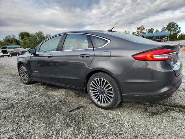 3FA6P0LU8JR287244 - 2018 FORD FUSION SE HYBRID Մոխրագույն լուսանկար 2