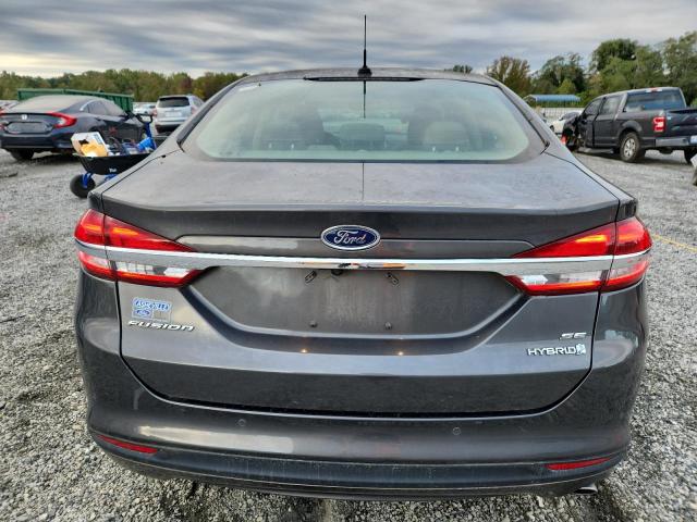 3FA6P0LU8JR287244 - 2018 FORD FUSION SE HYBRID Մոխրագույն լուսանկար 6
