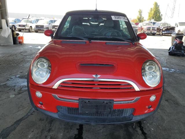WMWRH33567TL94022 - 2007 MINI COOPER S RED photo 5