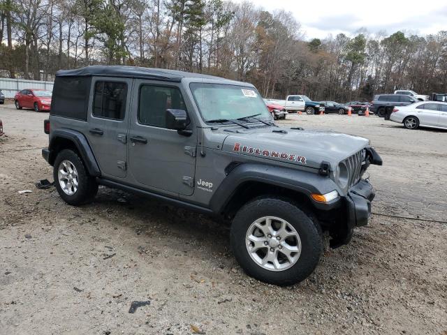 1C4HJXDN3MW626580 - 2021 JEEP WRANGLER U SPORT GRAY photo 4