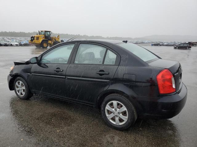 KMHCN46C68U231573 - 2008 HYUNDAI ACCENT GLS BLACK photo 2