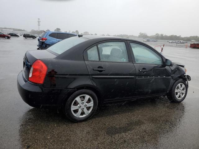 KMHCN46C68U231573 - 2008 HYUNDAI ACCENT GLS BLACK photo 3