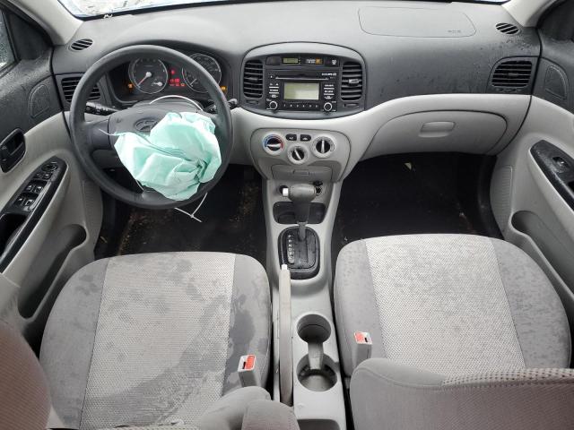 KMHCN46C68U231573 - 2008 HYUNDAI ACCENT GLS BLACK photo 8