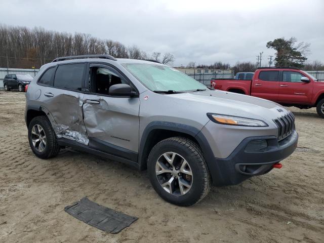1C4PJMBS8FW785309 - 2015 JEEP CHEROKEE TRAILHAWK GRAY photo 4