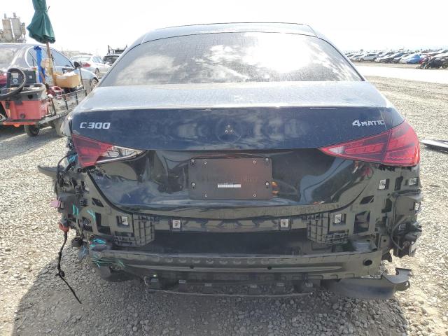W1KAF4HBXRR213200 - 2024 MERCEDES-BENZ C 300 4MATIC BLACK photo 6