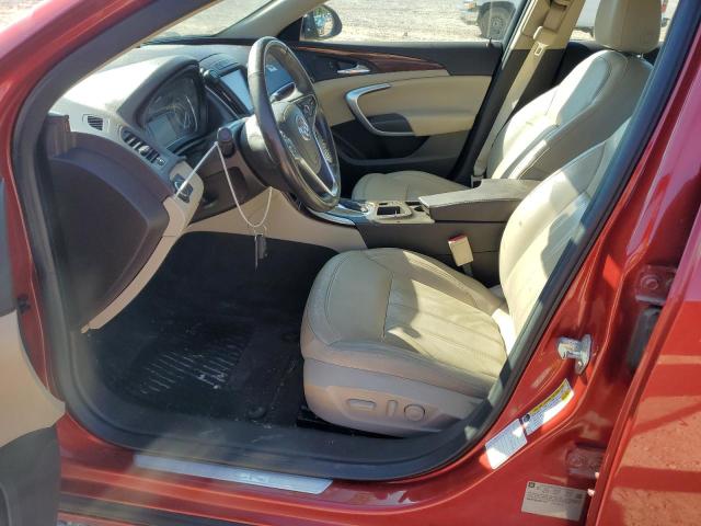 2G4GN5EX0E9311617 - 2014 BUICK REGAL PREMIUM RED photo 7