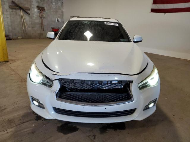 JN1BV7AR8FM422246 - 2015 INFINITI Q50 BASE Սպիտակ լուսանկար 5