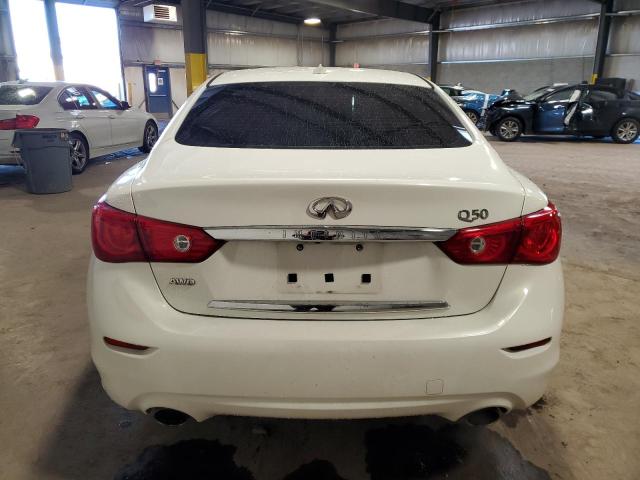 JN1BV7AR8FM422246 - 2015 INFINITI Q50 BASE Սպիտակ լուսանկար 6