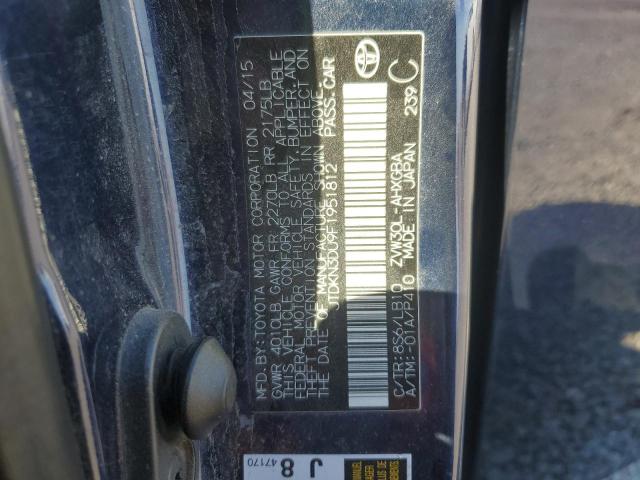 JTDKN3DU9F1951812 - 2015 TOYOTA PRIUS Blau Foto 13