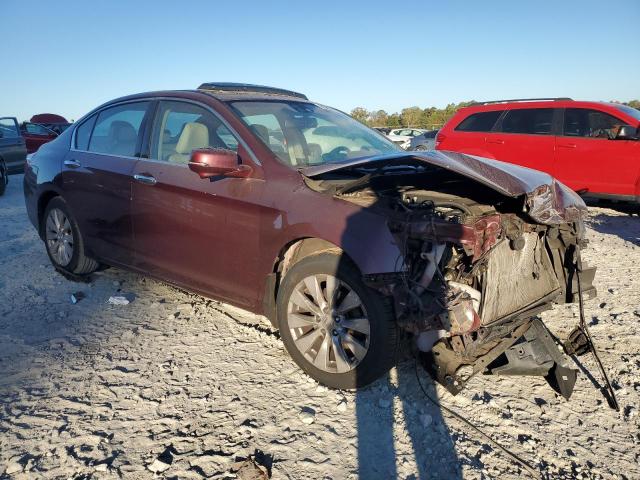 1HGCR3F83DA027535 - 2013 HONDA ACCORD EXL 勃艮第红 照片 4