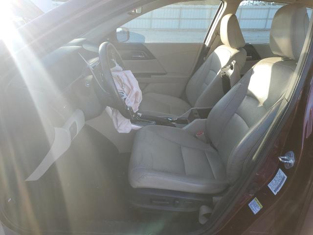 1HGCR3F83DA027535 - 2013 HONDA ACCORD EXL 勃艮第红 照片 7