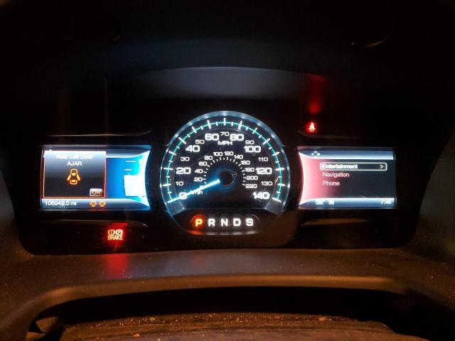 2FMHK6C83GBA06686 - 2016 FORD FLEX SEL ნაცრისფერი ფოტო 9