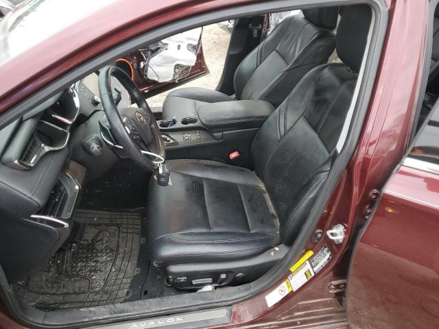 4T1BK1EB8DU029386 - 2013 TOYOTA AVALON BASE 勃艮第红 照片 7