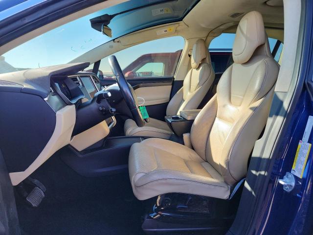 5YJXCAE29GF006932 - 2016 TESLA MODEL X 蓝色 照片 7