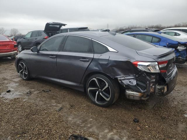 1HGCV1F37KA008035 - 2019 HONDA ACCORD SPORT Gris photo 2