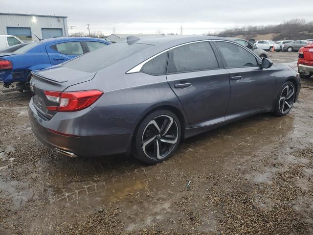 1HGCV1F37KA008035 - 2019 HONDA ACCORD SPORT Gris photo 3