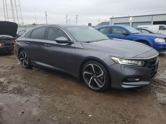 1HGCV1F37KA008035 - 2019 HONDA ACCORD SPORT Gris photo 4