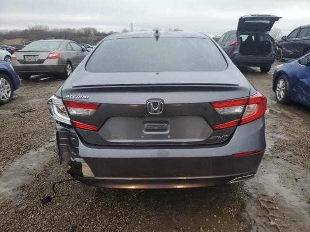 1HGCV1F37KA008035 - 2019 HONDA ACCORD SPORT Gris photo 6