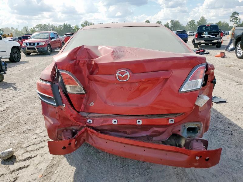 1YVHZ8BH6D5M06281 - 2013 MAZD 6 SPORT Czerwony zdjęcie 6