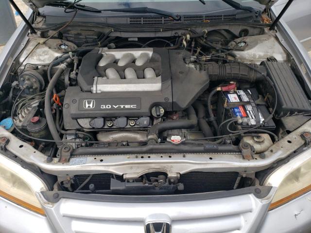 1HGCG16531A011797 - 2001 HONDA ACCORD EX ვერცხლისფერი ფოტო 11
