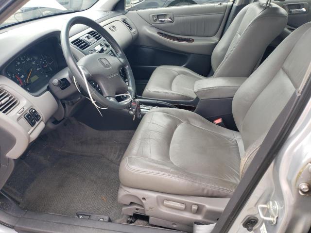 1HGCG16531A011797 - 2001 HONDA ACCORD EX ვერცხლისფერი ფოტო 7