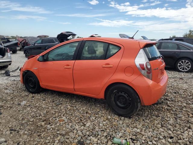 JTDKDTB3XD1037725 - 2013 TOYOTA PRIUS C ORANGE photo 2