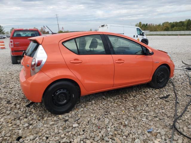 JTDKDTB3XD1037725 - 2013 TOYOTA PRIUS C ORANGE photo 3