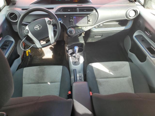 JTDKDTB3XD1037725 - 2013 TOYOTA PRIUS C ORANGE photo 8