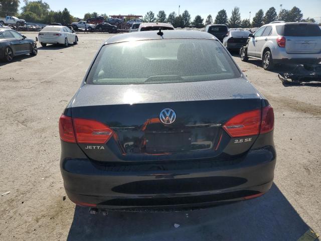 3VWDP7AJ4CM406522 - 2012 VOLKSWAGEN JETTA SE BLACK photo 6