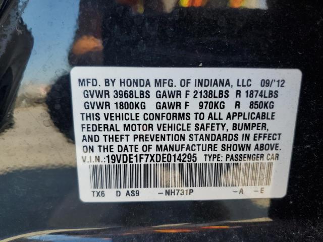 19VDE1F7XDE014295 - 2013 ACURA ILX 20 TECH Qara foto 12