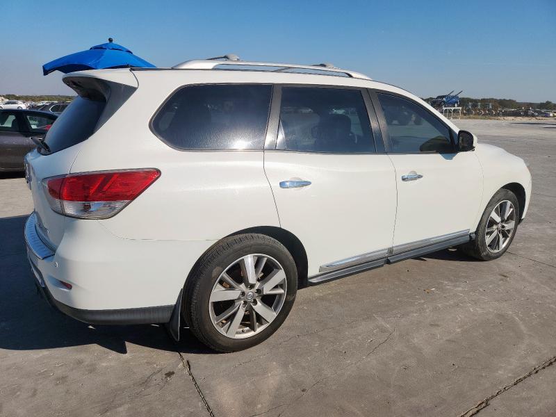5N1AR2MN2EC641468 - 2014 NISSAN PATHFINDER S WHITE photo 3