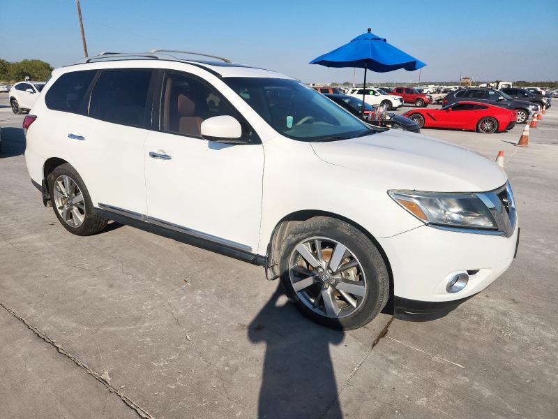5N1AR2MN2EC641468 - 2014 NISSAN PATHFINDER S WHITE photo 4