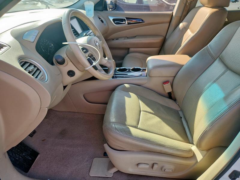 5N1AR2MN2EC641468 - 2014 NISSAN PATHFINDER S WHITE photo 7