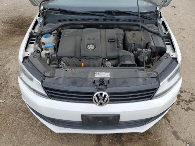 3VWDX7AJXCM079575 - 2012 VOLKSWAGEN JETTA SE თეთრი ფოტო 11