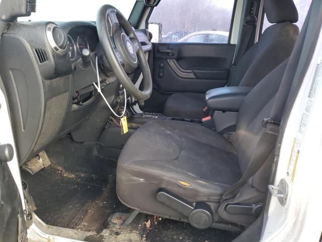 1C4BJWDG6DL582321 - 2013 JEEP WRANGLER U SPORT Beyaz fotoğraf 7