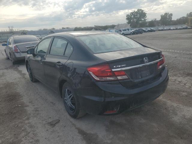 19XFB2F5XEE005434 - 2014 HONDA CIVIC LX 黑色 照片 2
